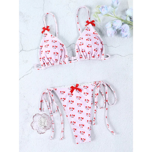 My Bow Push Up Bikini Set