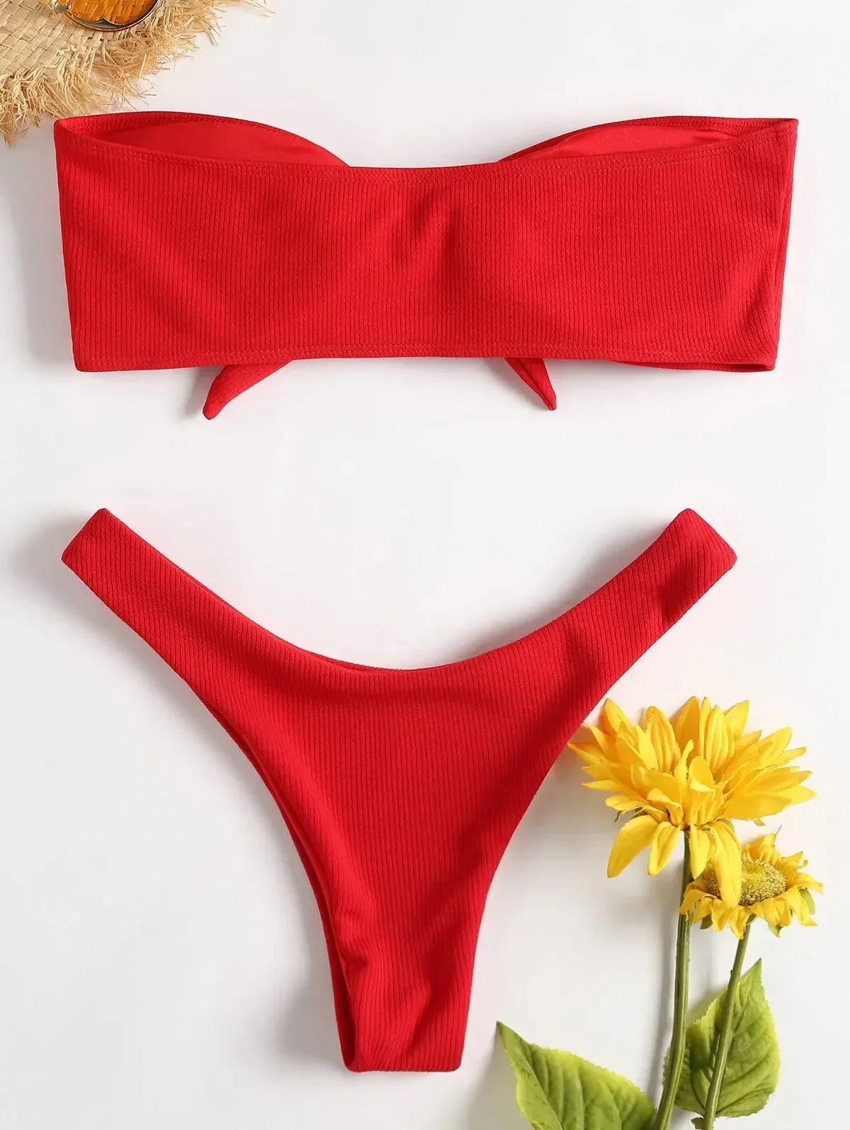 Lets Tube Top Bikini Set