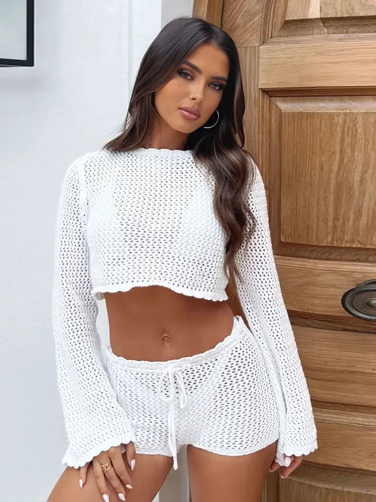 Hobo Flare Two Piece Set Crochet